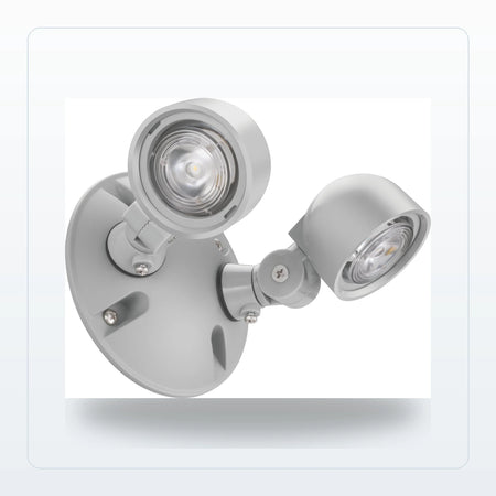 Outdoor LED Emergency Light Polycarbonate Remote Head - Unlimited Lights Project Ready for Unlimited Lights