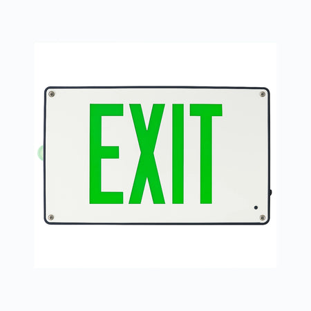 Vandal-Resistant Wet-Location LED Exit Sign for Unlimited Lights