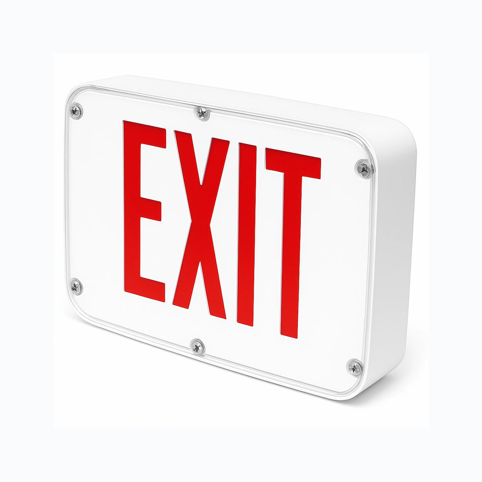 NEMA 4X LED Exit Sign - IP66, UL-EPH, Food-Zone & Wet Location Rated for Unlimited Lights