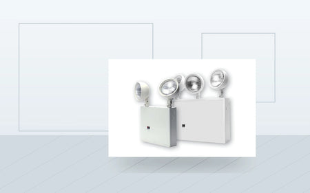 Emergency Lights application image for New York City Approved Steel Glare Free Lamp Heads Emergency Unit - Unlimited Lights Project Ready
