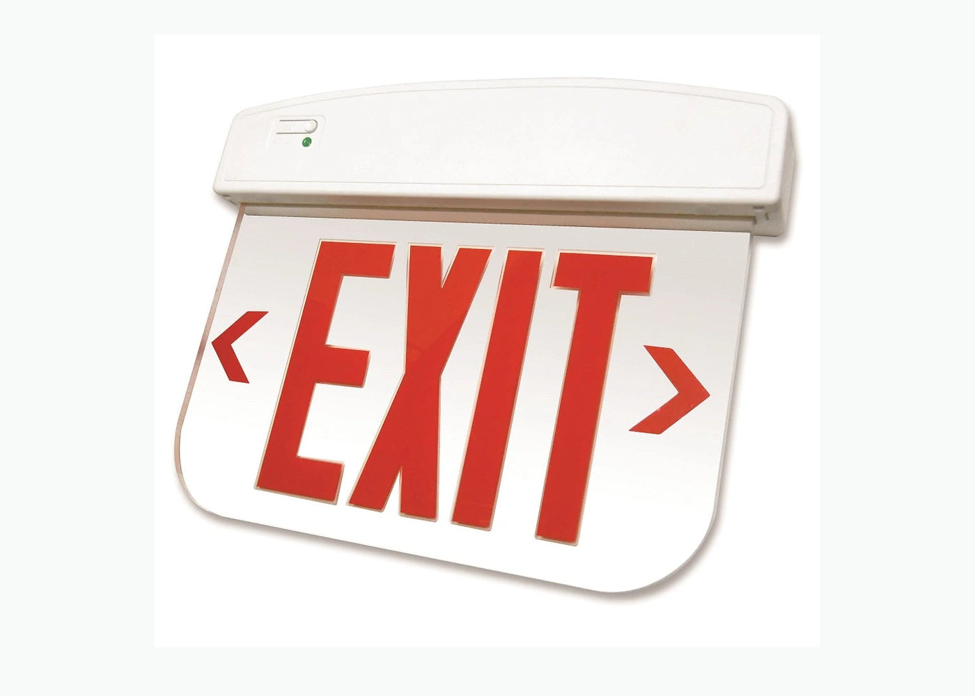 Edge-Lit Thermoplastic Exit Sign - Red or Green product detail image