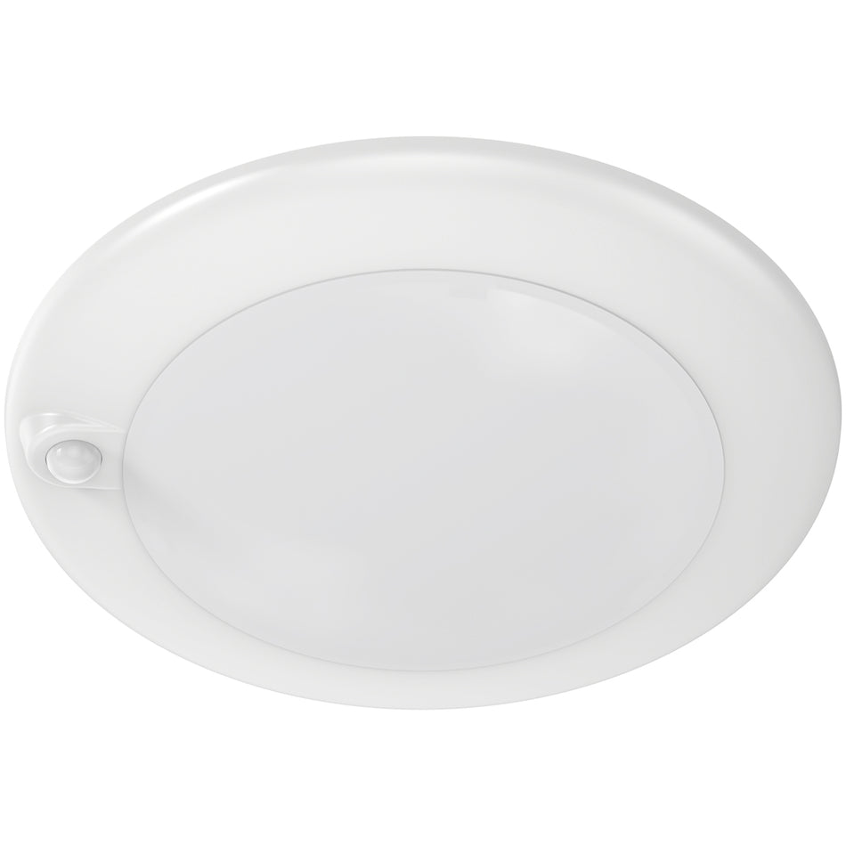 Surface Mount LED Downlight with PIR Sensor - 6 Inch
