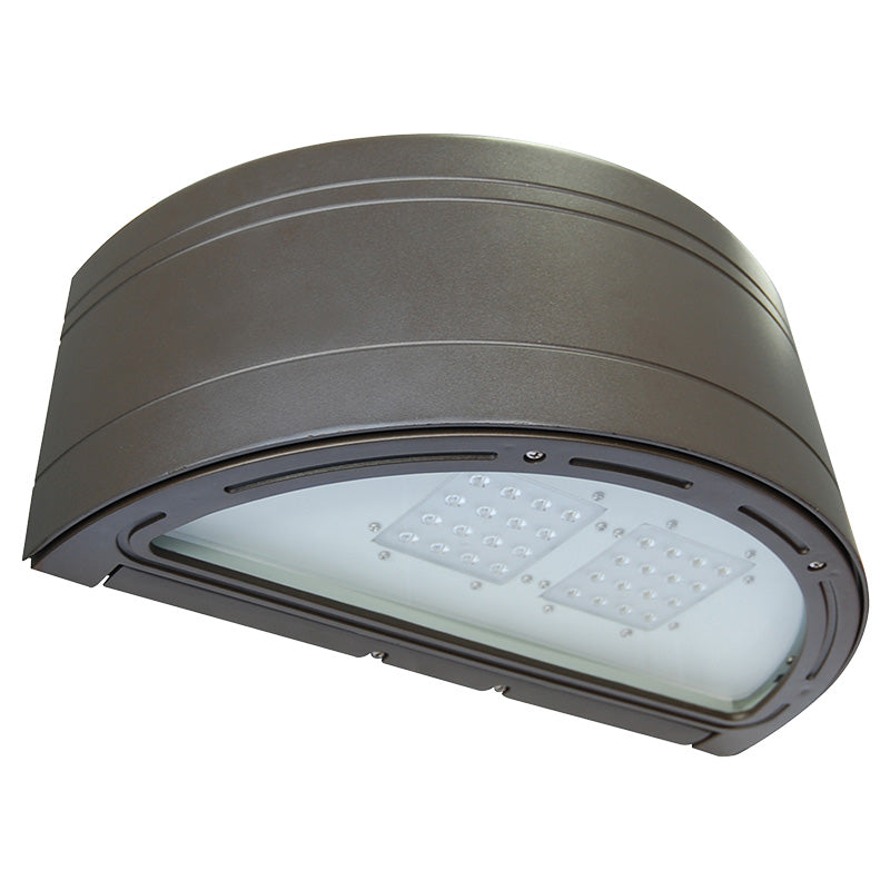 TraceLite TLED111P Series Half Round Wall Sconce, 27-56W, 2155-4873 Lumens