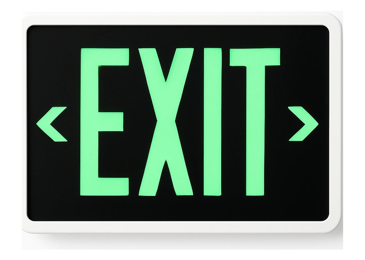 Tritium Self-Luminous Exit Sign - 10 or 20 Years, No Power Required - Unlimited Lights Project Ready real product detail photo