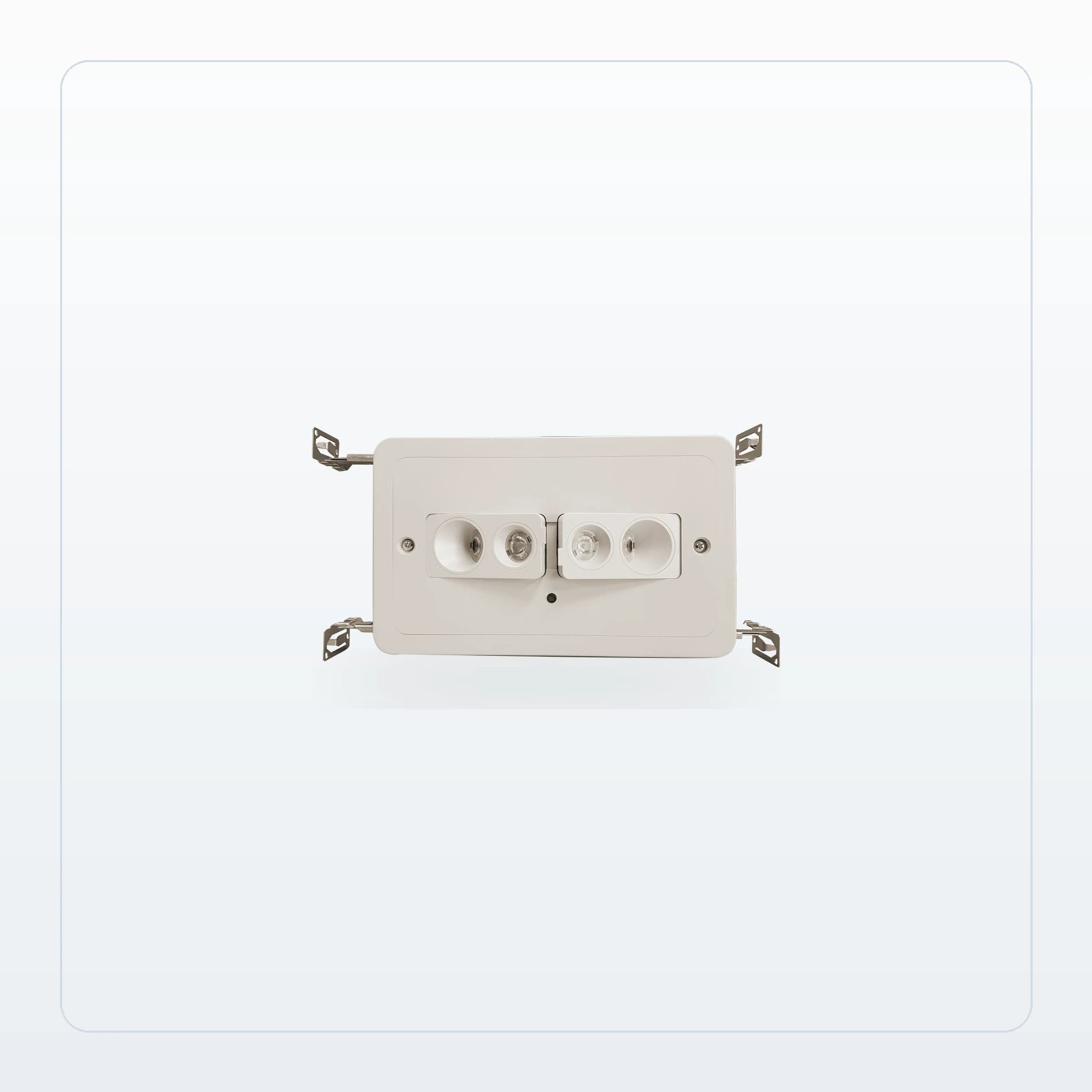 Recessed LED Emergency Lighting for Commercial Interiors for Unlimited Lights