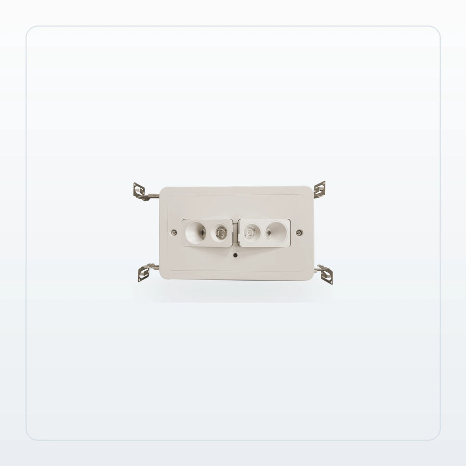 Recessed LED Emergency Lighting for Commercial Interiors for Unlimited Lights