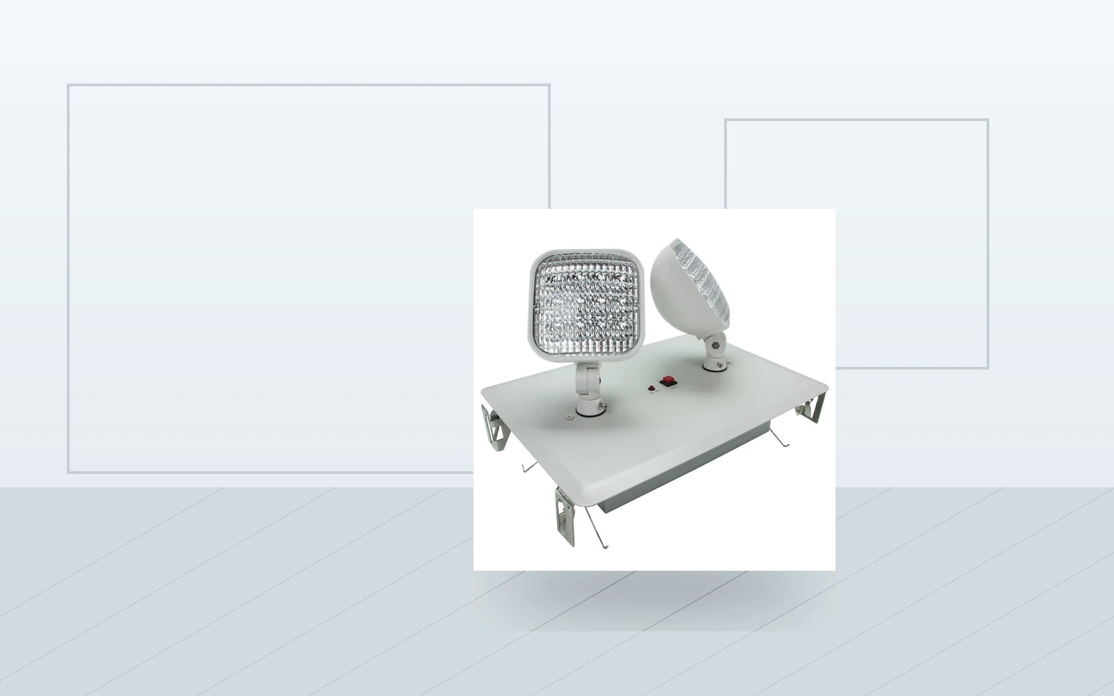 Emergency Lights application image for Recessed LED Emergency Light with Dual Heads - NYC Approved