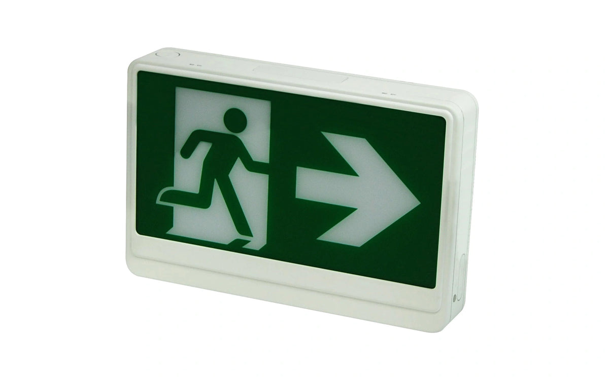 Running Man Thermoplastic Exit Sign - Unlimited Lights Project Ready alternate real product photo