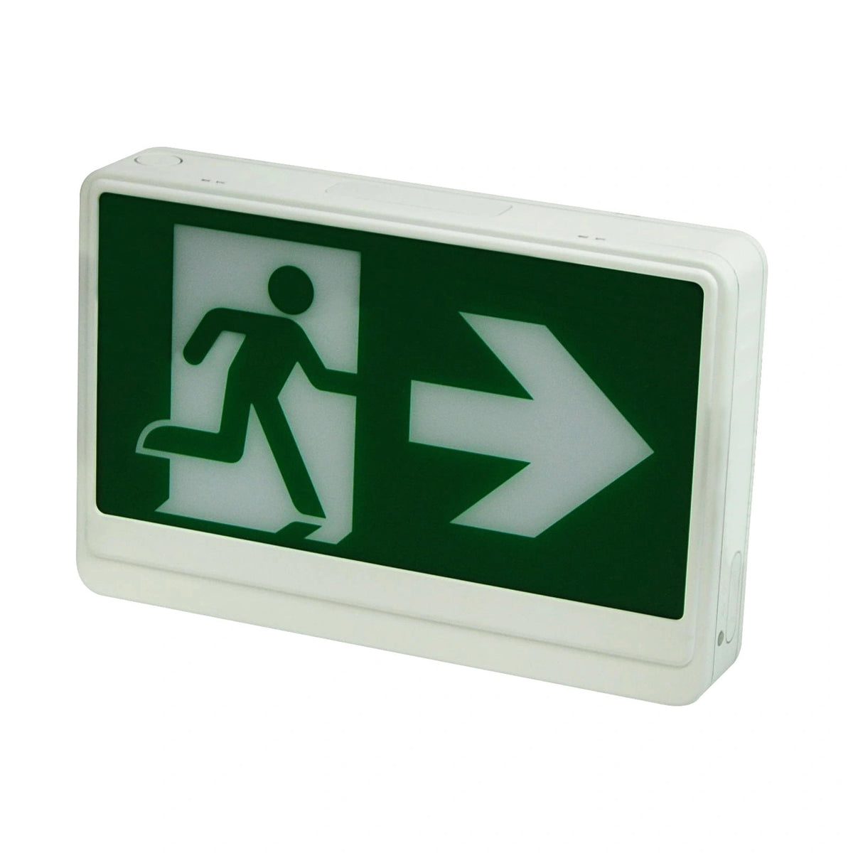 Running Man Thermoplastic Exit Sign - Unlimited Lights Project Ready real product photo