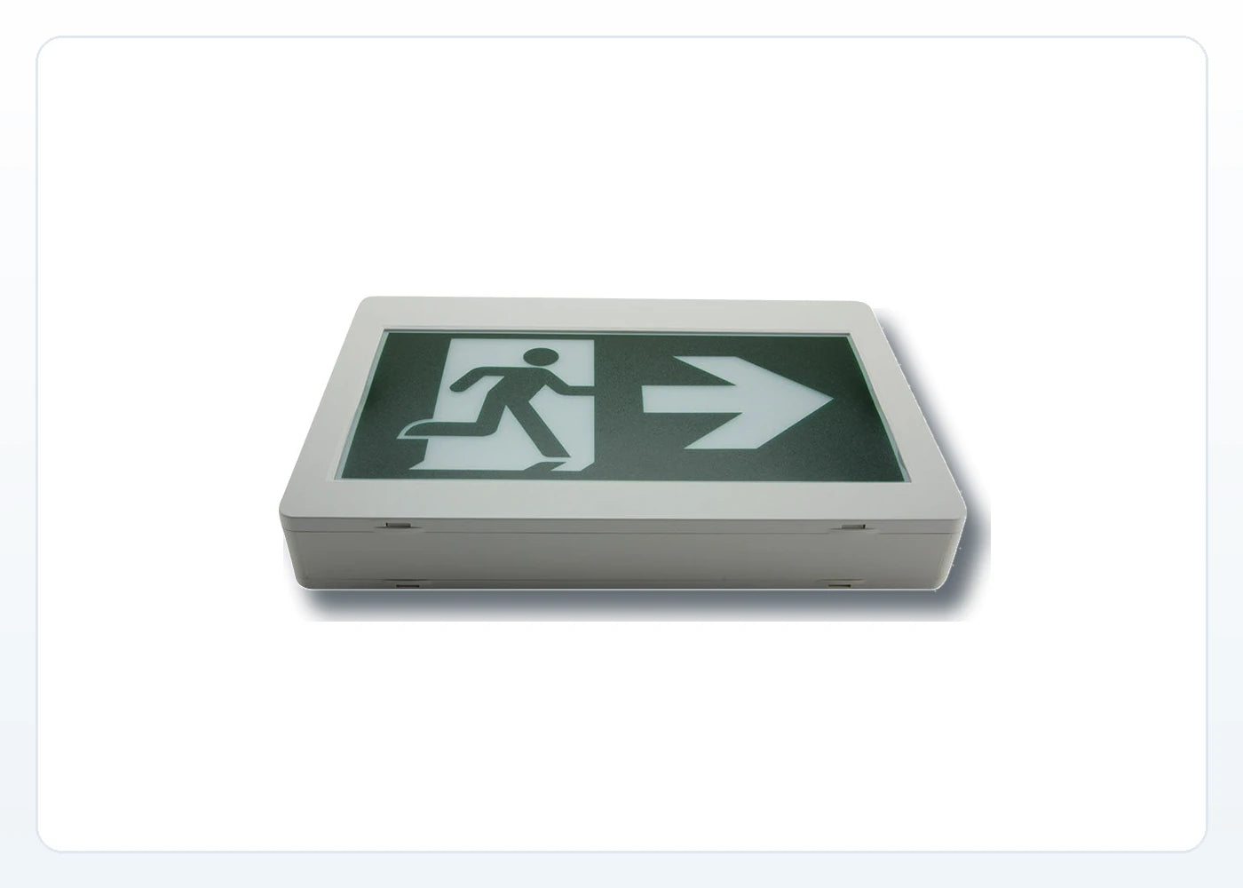 "Running Man" LED Exit Sign - Pictogram, CSA Listed, 90 Min Backup product detail image