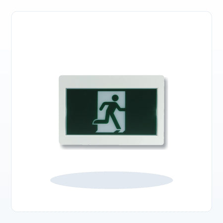 "Running Man" LED Exit Sign - Pictogram, CSA Listed, 90 Min Backup for Unlimited Lights