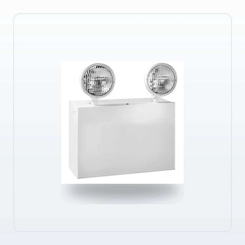 Steel Emergency Lighting Unit - 120 - 360W, Dual Head, Remote-Capable - Unlimited Lights Project Ready for Unlimited Lights