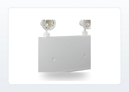 Compact Steel Emergency Lighting Unit - PAR18 Dual-Head, NYC Approved - 12 Volt NiCad - Unlimited Lights Project Ready product detail image