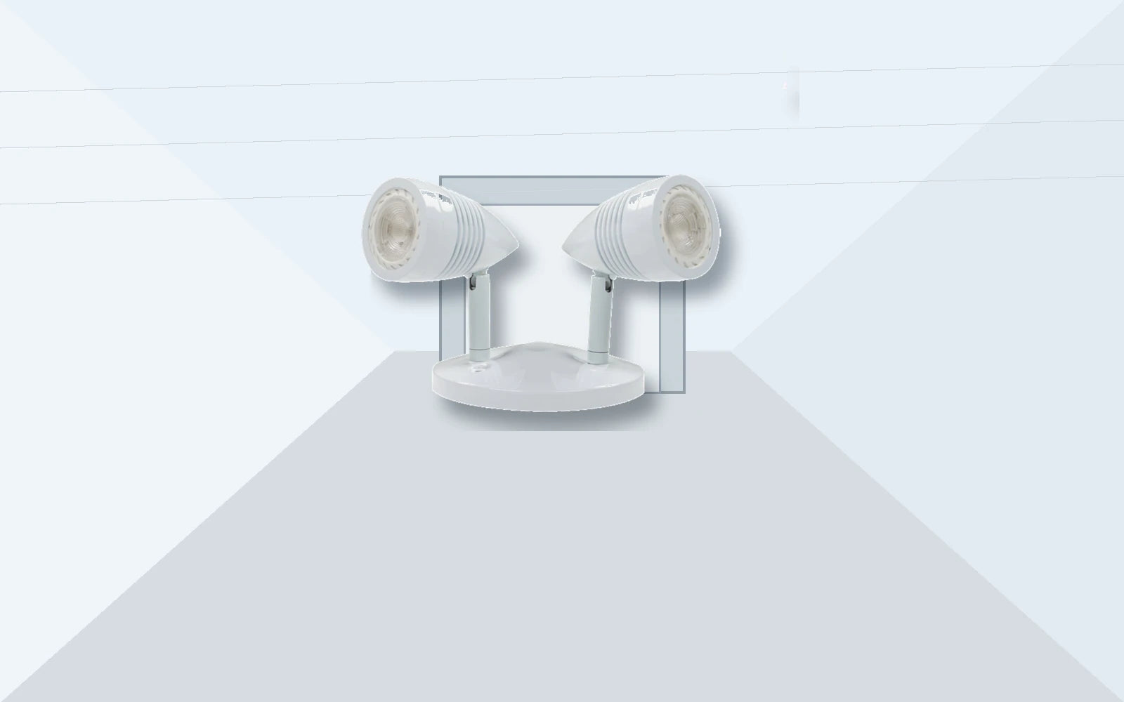 Emergency Lights application image for Die-Cast Adjustable Remote Head LED Emergency Light - Single or Double Head Compatible