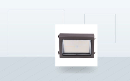 Wall Packs application image for LED Wall Pack Glass Refractor - Up to 120W, Selectable Wattage & CCT (DLC Premium) - Unlimited Lights Project Ready