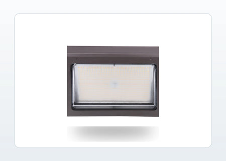 LED Wall Pack Glass Refractor - Up to 120W, Selectable Wattage & CCT (DLC Premium) - Unlimited Lights Project Ready product detail image