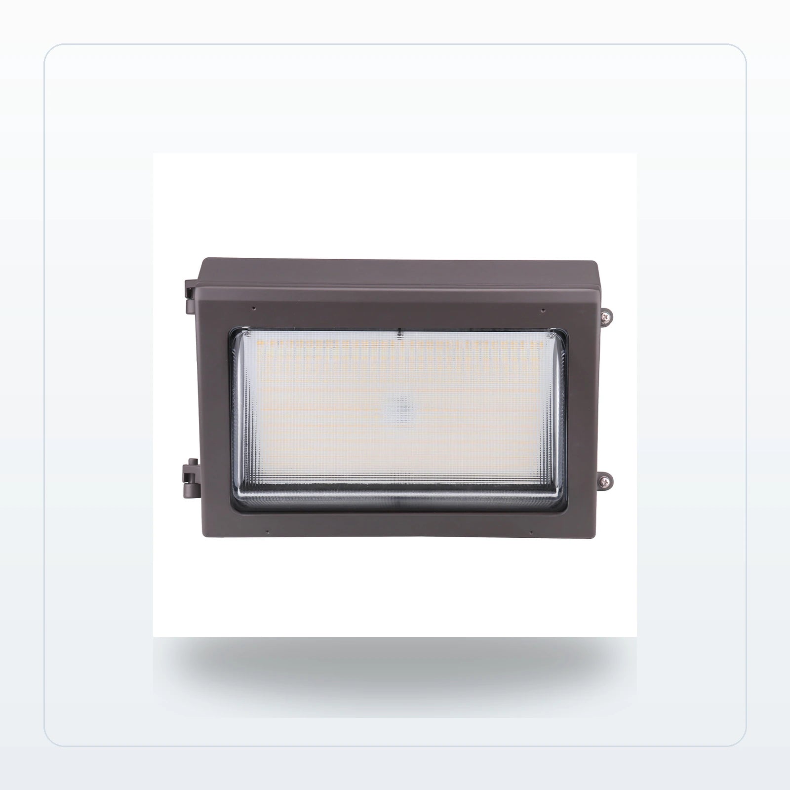 LED Wall Pack Glass Refractor - Up to 120W, Selectable Wattage & CCT (DLC Premium) - Unlimited Lights Project Ready for Unlimited Lights