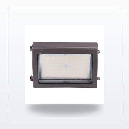 LED Wall Pack Glass Refractor - Up to 120W, Selectable Wattage & CCT (DLC Premium) - Unlimited Lights Project Ready for Unlimited Lights