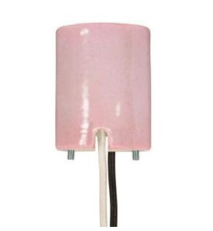 SATCO 4KV KEYLESS PINK PORCELAIN EX39 (80-1791)