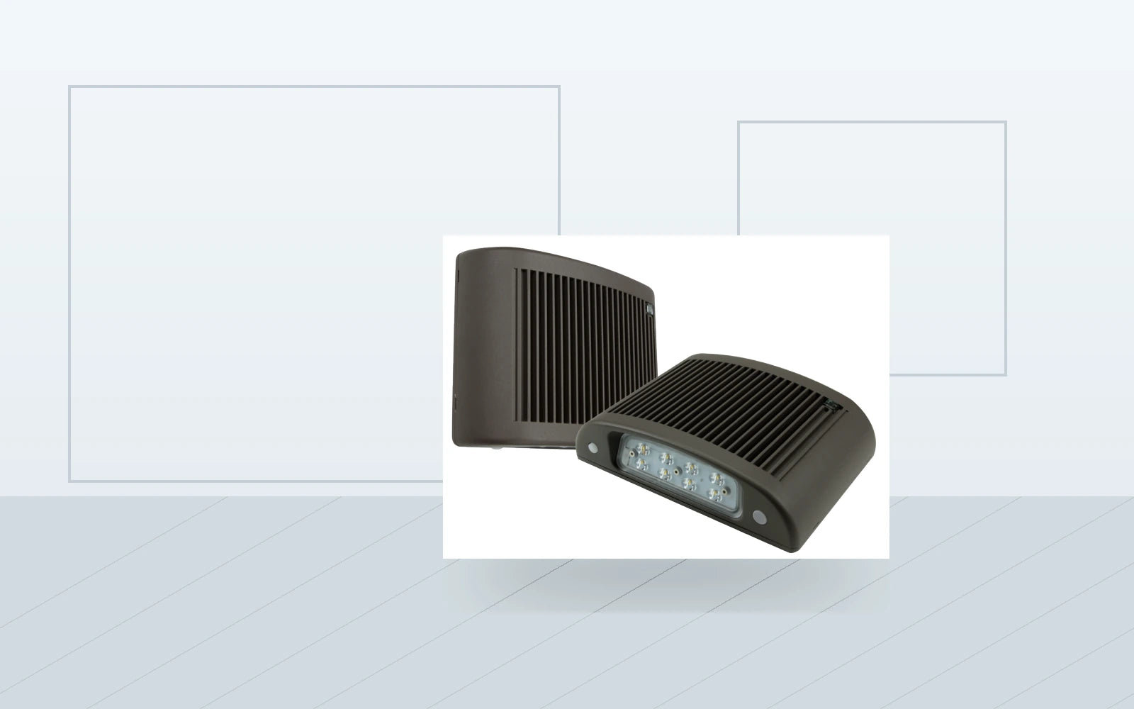 Wall Packs application image for Slim LED Wall Pack with Motion Sensor and Emergency Battery - 1,750 Lumens