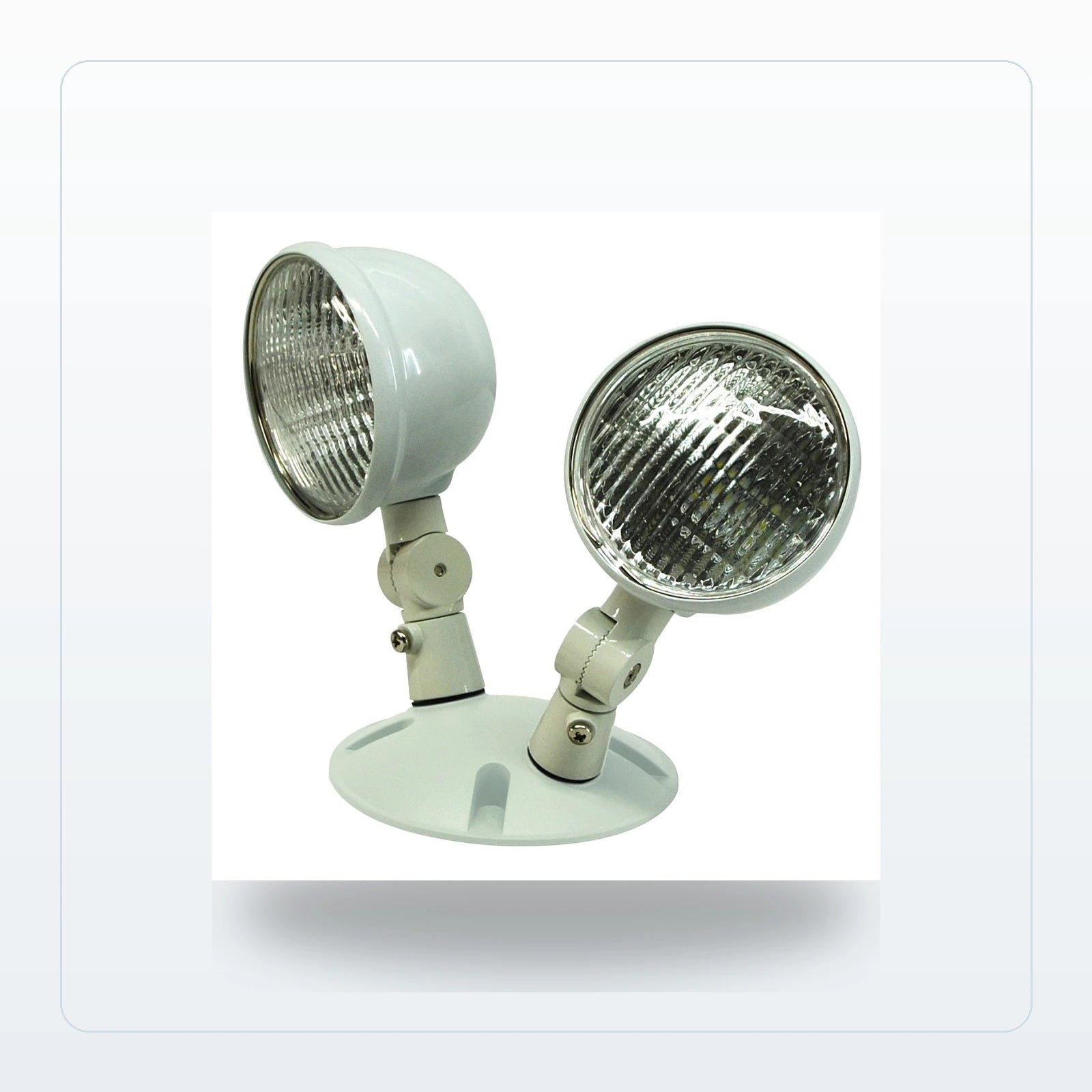 Indoor Steel LED Remote Head Emergency Light - Unlimited Lights Project Ready for Unlimited Lights