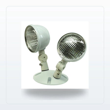 Indoor Steel LED Remote Head Emergency Light - Unlimited Lights Project Ready for Unlimited Lights