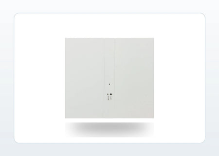 Flush-Mount LED Emergency Light - Adjustable Dual Head, Concealed Hinged Doors product detail image
