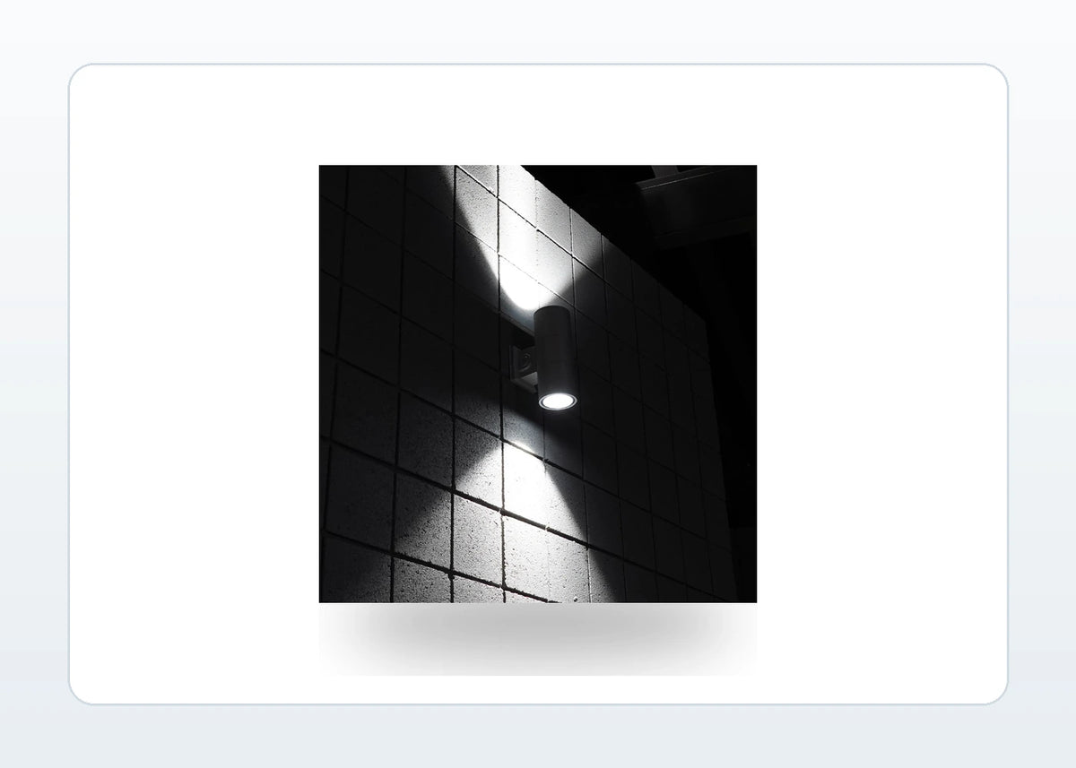 Architectural LED Up/Down Cylinder Wall Pack - Selectable Wattage, CCT & Beam Angles (4-inch) - Unlimited Lights Project Ready product detail image
