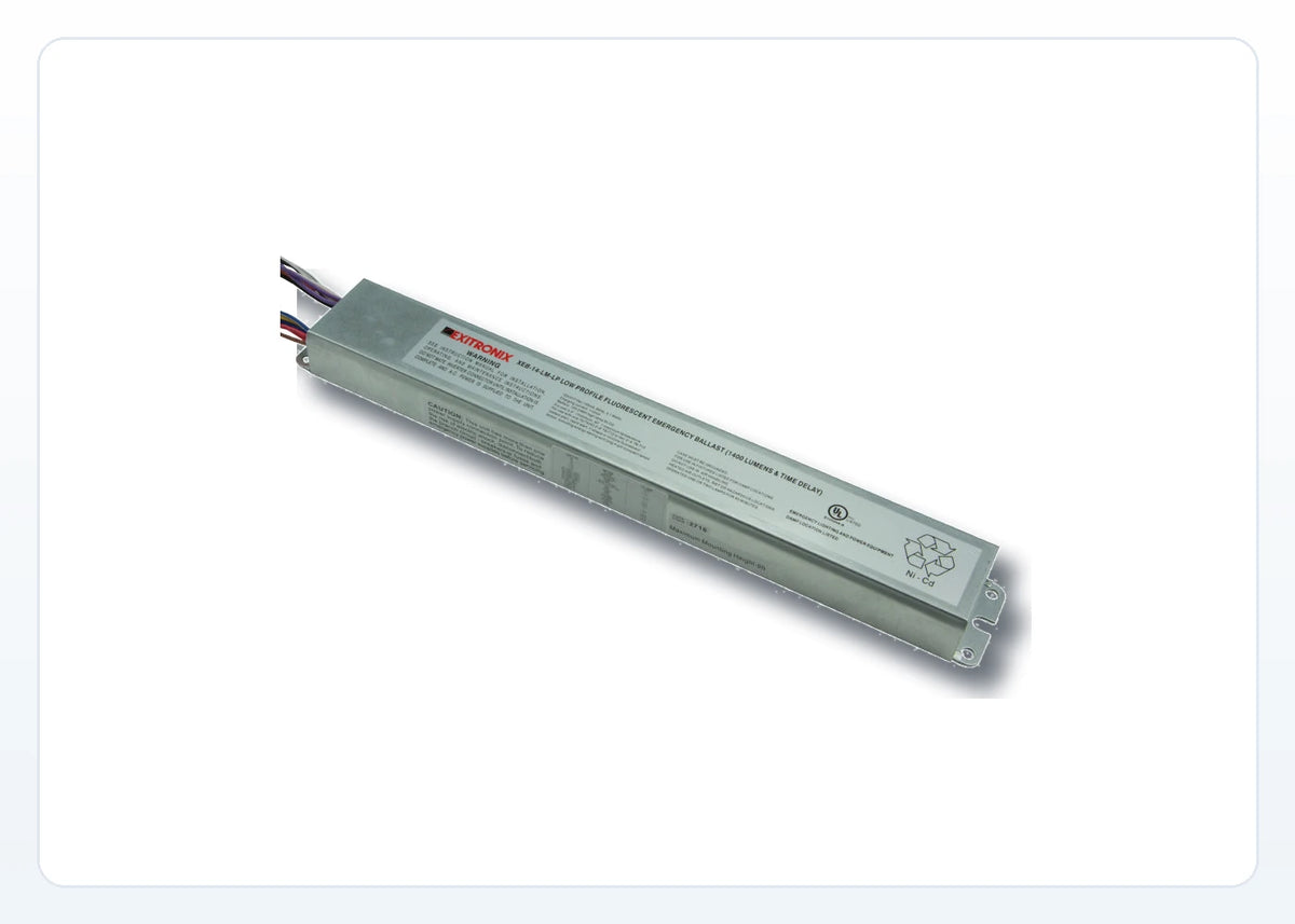 Low-Profile Fluorescent Emergency Ballast - 680 to 1400 Lumens for Low-Mercury Lamps