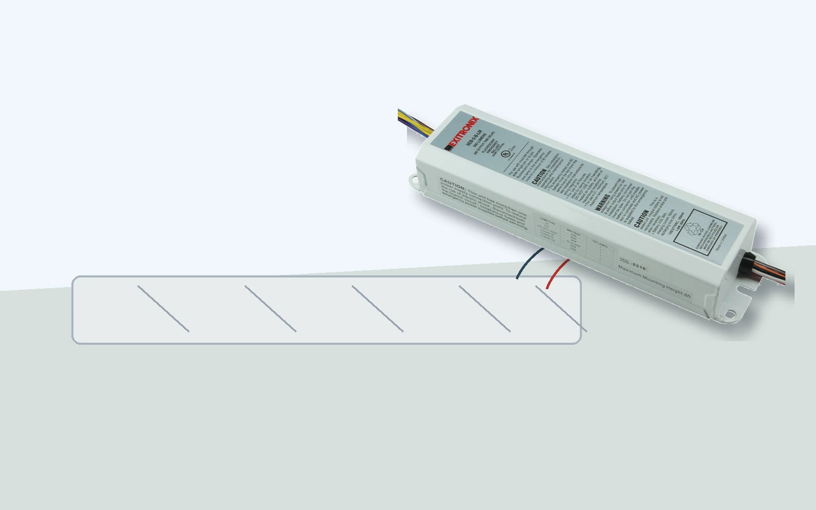 Ballasts and Drivers application image for Fluorescent Emergency Ballast - 500 Lumen Output, UL 924, 120/277V