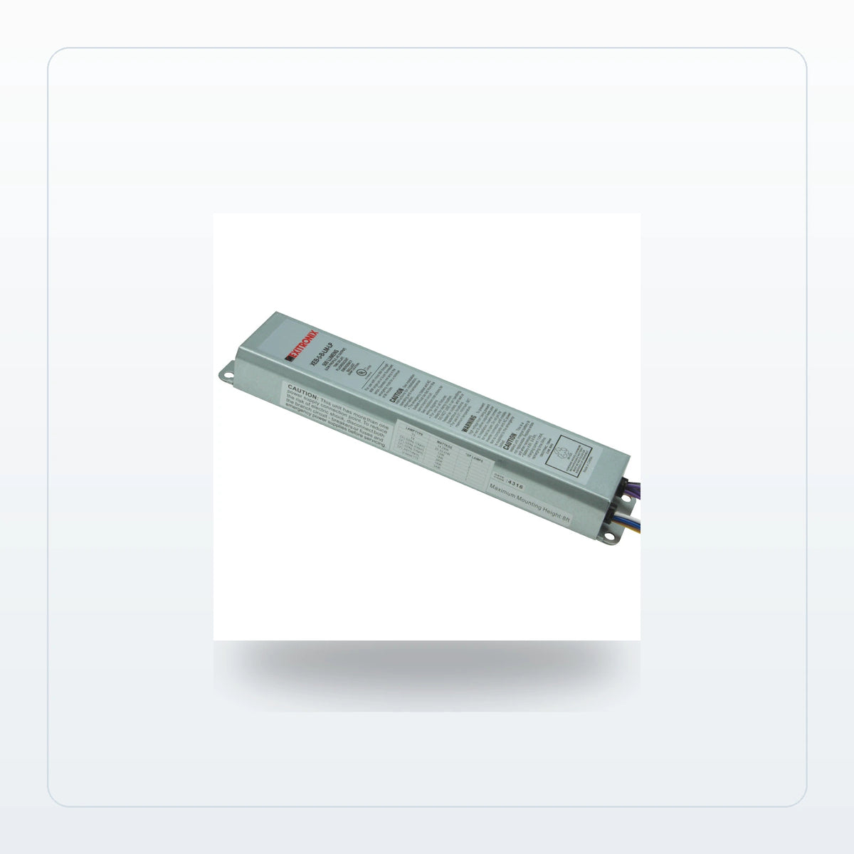 Low-Profile Fluorescent Emergency Ballast - 500 Lumens, Damp Location Rated, UL 92 - Unlimited Lights Commercial for Unlimited Lights