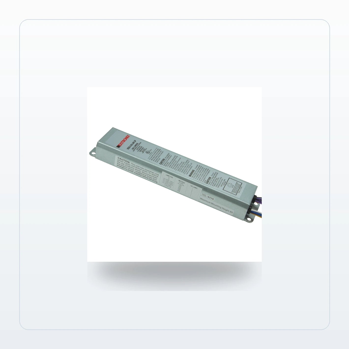 Low-Profile Fluorescent Emergency Ballast - 500 Lumens, Damp Location Rated, UL 92 - Unlimited Lights Commercial for Unlimited Lights