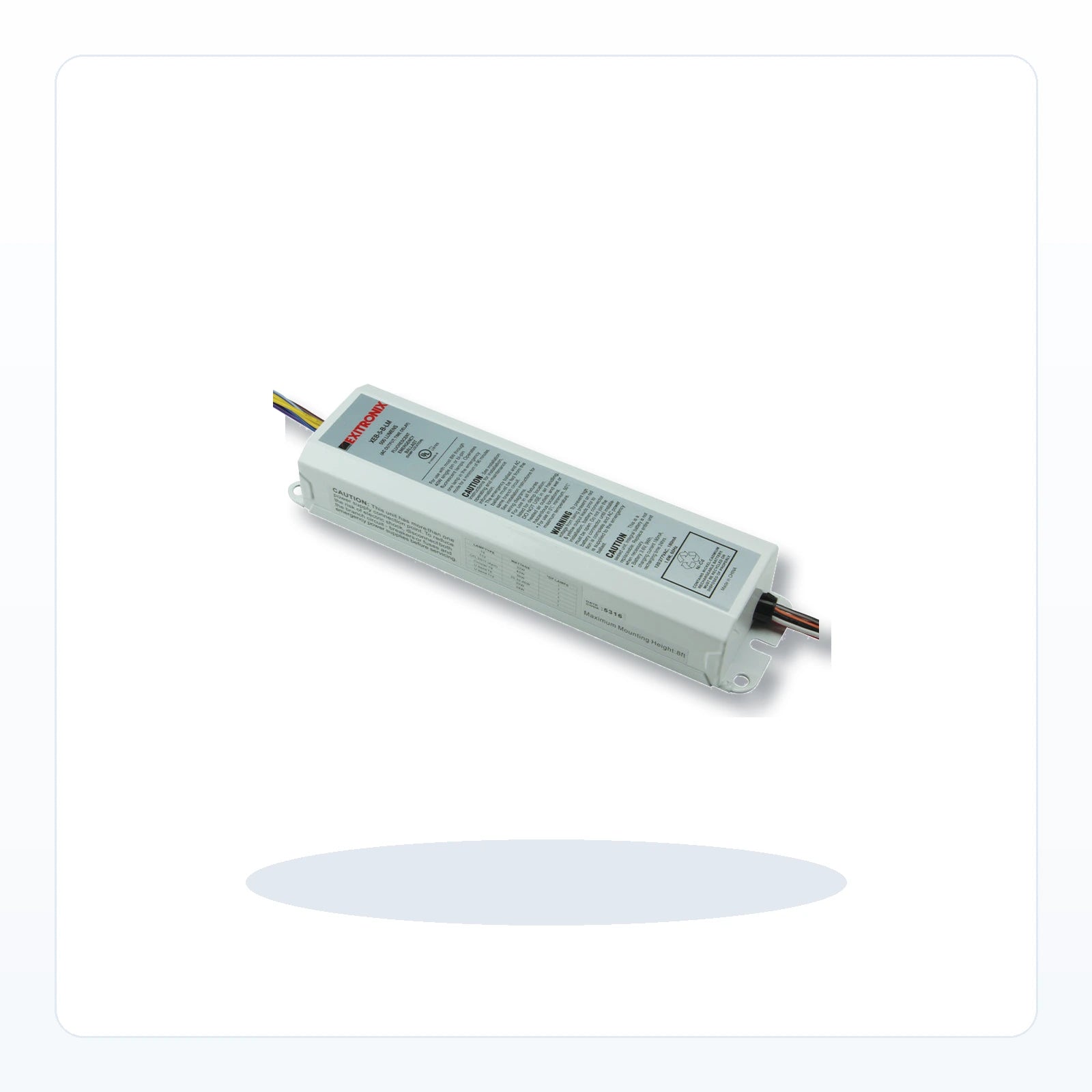 Fluorescent Emergency Ballast - 500 Lumen Output, UL 924, 120/277V for Unlimited Lights