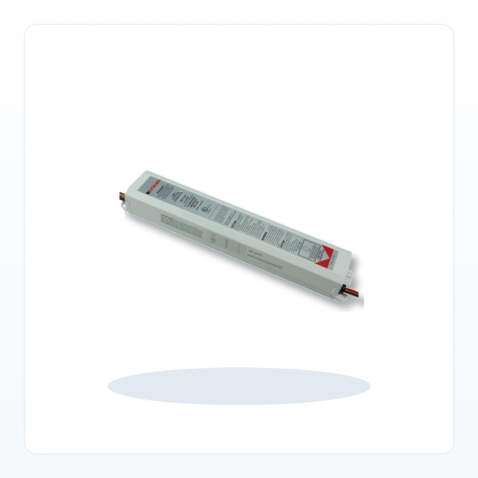 Fluorescent Emergency Ballast - 120/277V, T5/T8/T12 Compatible, 1400 Lumens | UL 924 for Unlimited Lights