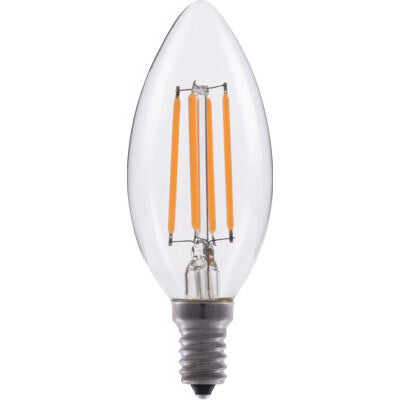 LED Filament Decorative Replacement Lamp - LED4.5WB11E12/FIL/827-DIM-G7