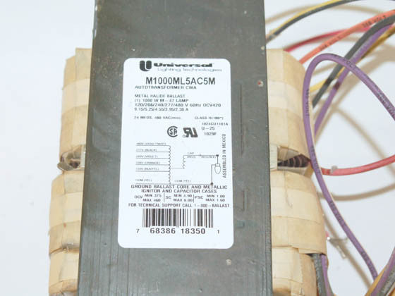 S1000ML5AC5M500K Core and Coil HPS Ballast 120V to 277V and 480V for 1000W