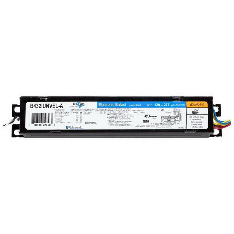 B432IUNVEL-A000I - F32T8 Electronic Ballast - Instant Start