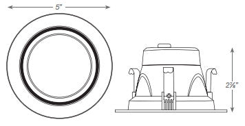 4" LED Downlight White Baffle