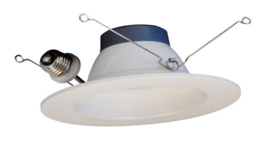 5/6" LED Downlight White Baffle