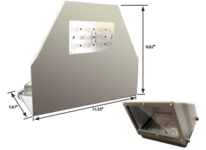 AC Electronics CFCW35/1.0/50 - 37W LED Wallpack Retrofit Kit