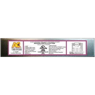 AC Ballast ESD-A54T5S - 1 or 2 lamps - 54/55w CFL lamps - 120/277v