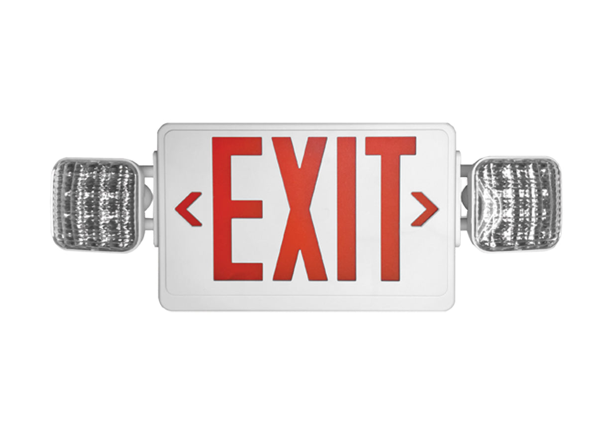 White LED Combo, SF/DF, Green/Red White Exit Light
