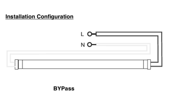 8ft LED T8 - Ballast By-Pass - 36W 4000K 4200 Lumens - 16pk
