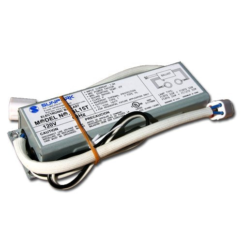 Sunpark Ballast SL15T-1 - 2 lamps - FC8T9 (22w) & FC12T9 (32w) or FC8T9 (22w) + FC8T9 (22w) - 120v