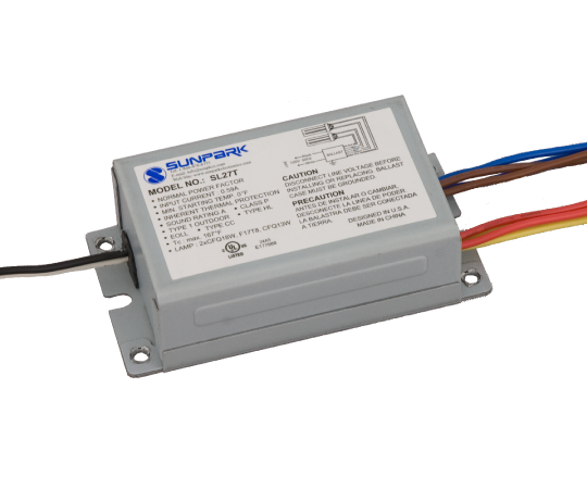 Sunpark Ballast SL27T - CFQ13W Quad, CFQ18W Quad, F17 T8 17W