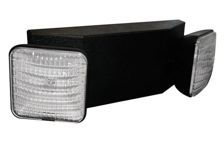 LED Emergency Light, White/Black, Remote Capable