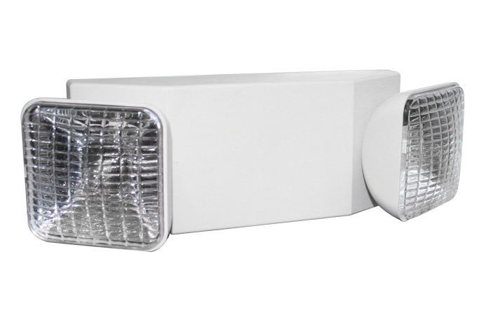 LED Emergency Light, White/Black, Remote Capable
