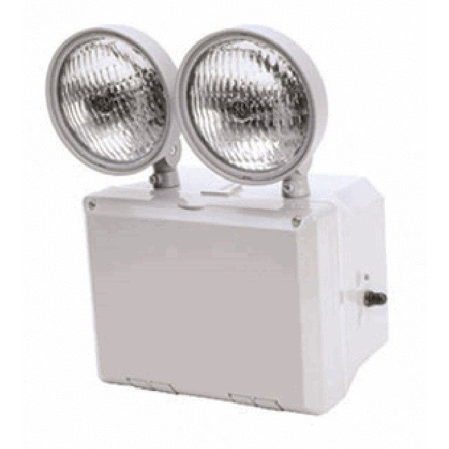 Wet Location 2 Head Emergency Light Unit 120/277V 7.2 Watt