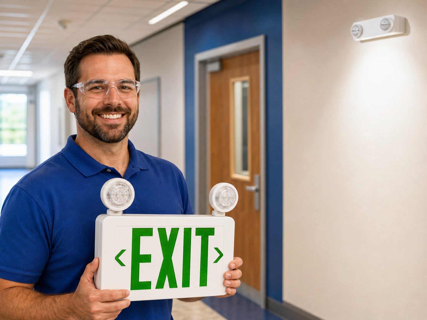 Remote Engergizing Sign Remote Capable Exit Sign Combos | LED Egress Units